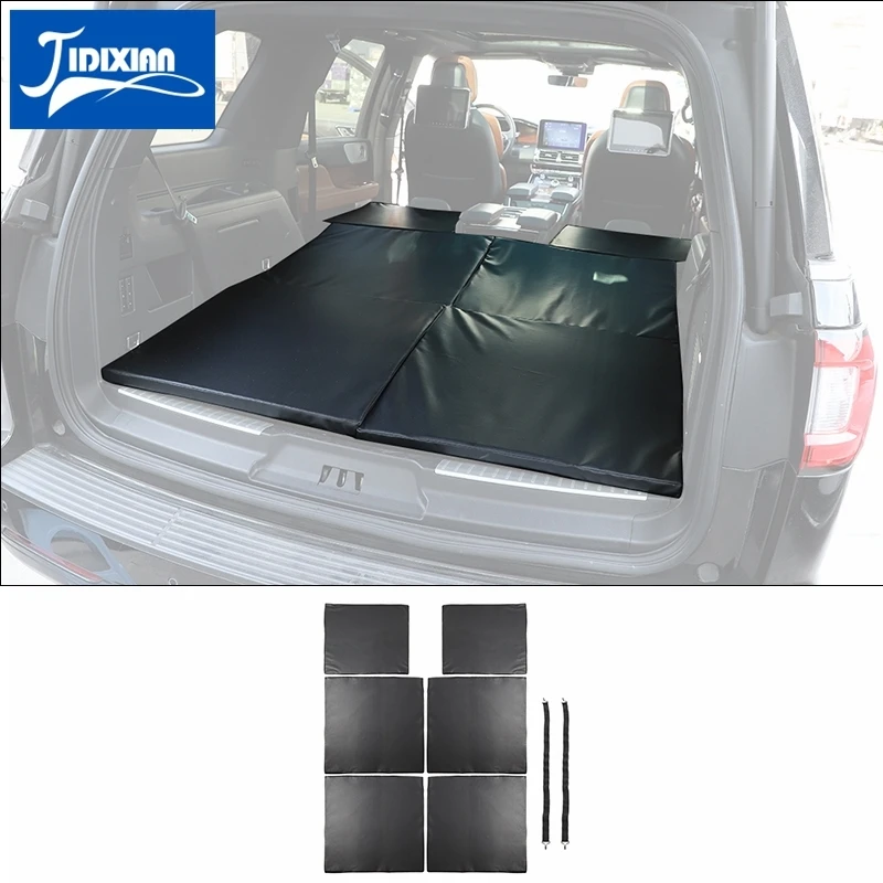 

JIDIXAIN Car Travel Bed Car Trunk Rest Folding Seat Mattress for Lincoln Navigator 2018 2019 2020 2021 Car 4 Doors Accessories