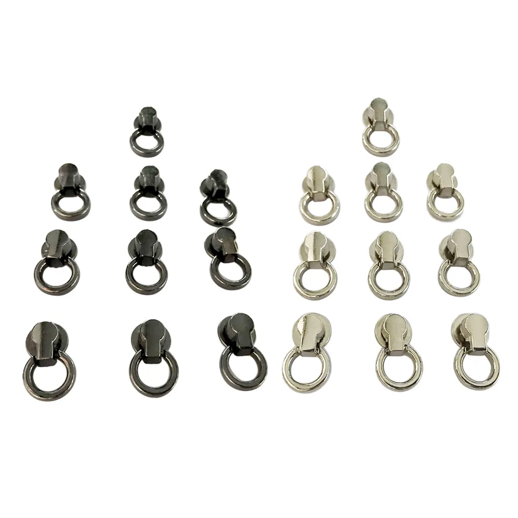 Круглые шпильки с винтовой застежкой металлические заклепки задней частью