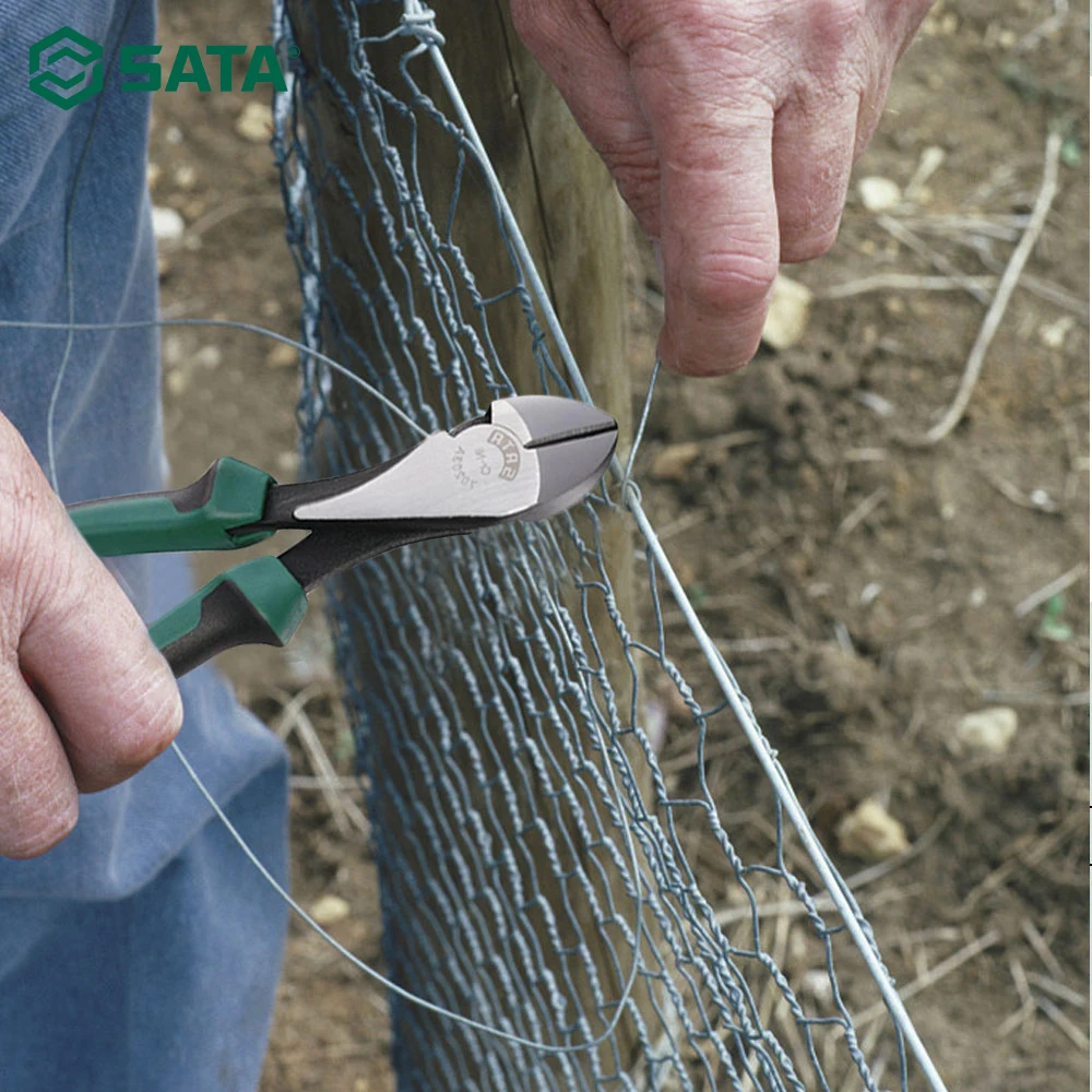 Диагональные плоскогубцы SATA 7 дюймов ручной инструмент кусачки для резки