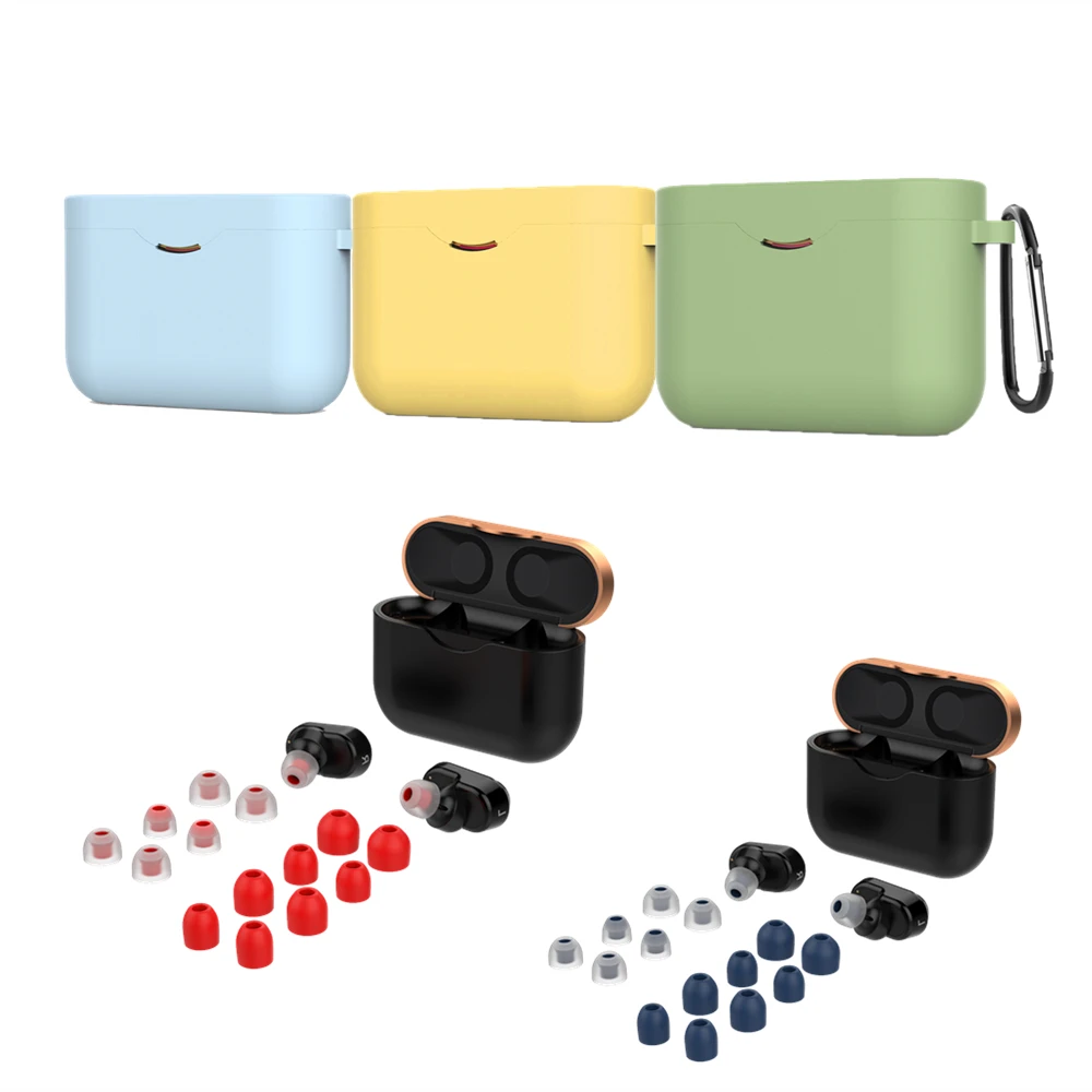 ТПУ силиконовый чехол для Sony WF 1000XM3 TWS наушники защитная рамка оболочка Сменные