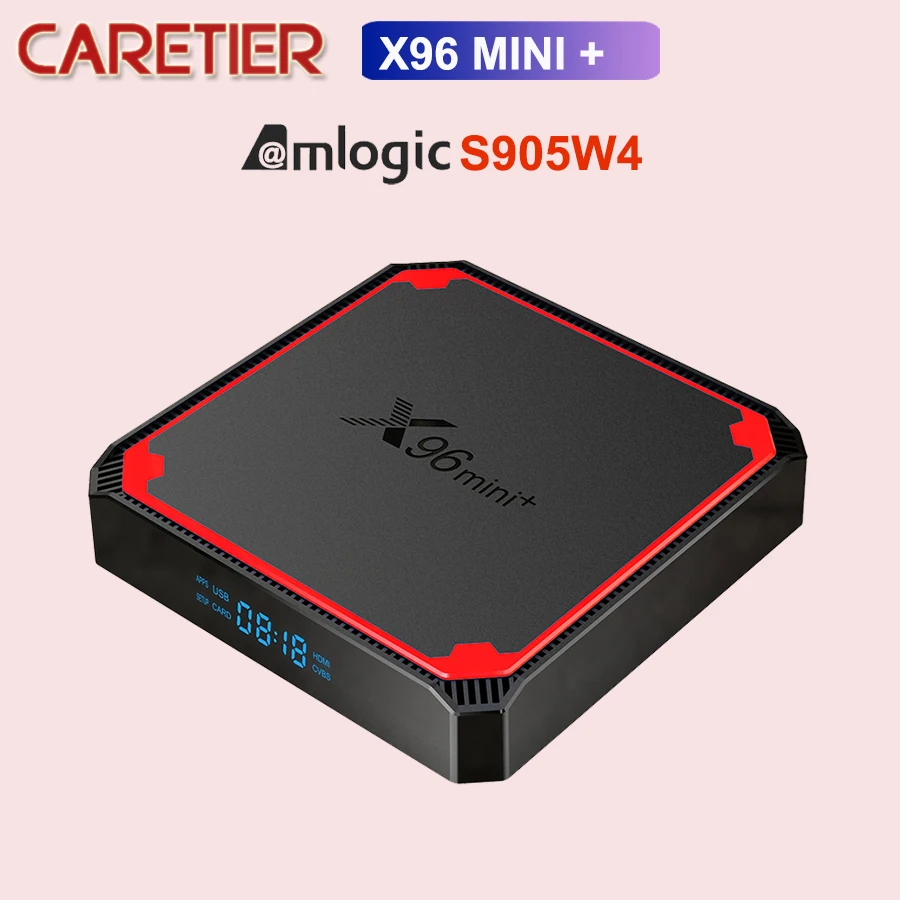 X96 мини PLUS Amlogic S905W4 Смарт Android 9 0 TV Box 2 Гб оперативной памяти 16 встроенной 4G 5G Wi Fi 4K HD