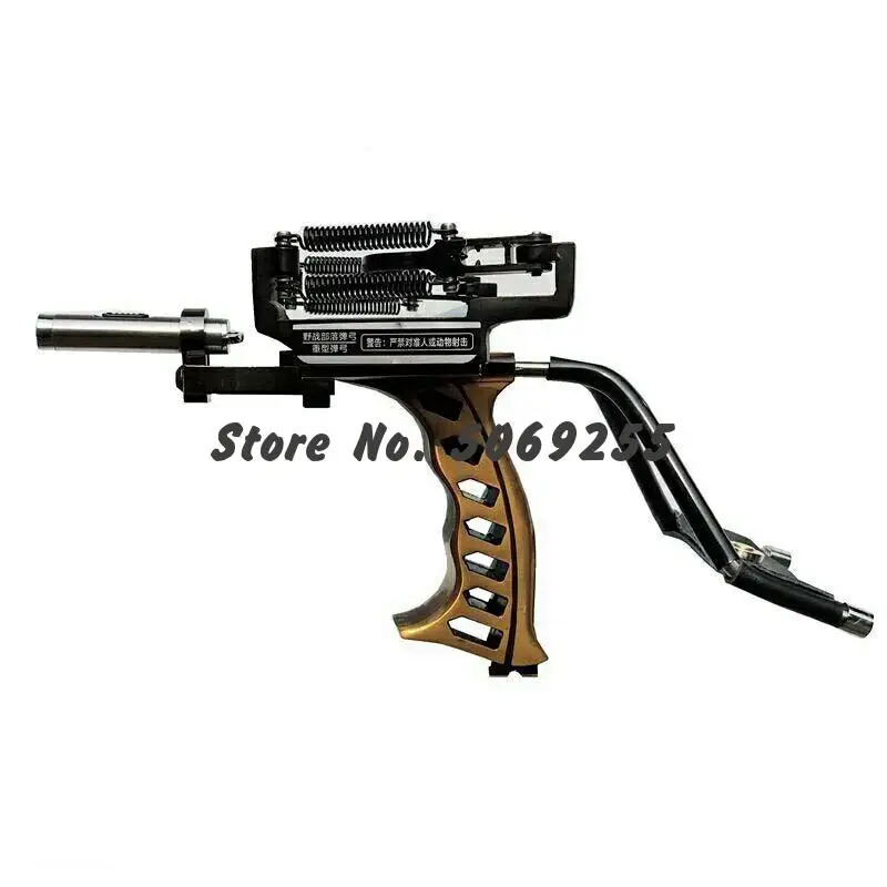 

New Laser Slingshot Black Hunting Bow Outdoor Powerful Catapult For Hunting Shooting Arrows Catch Fishing Crossbow Bow
