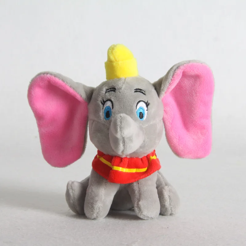 2 шт./партия милая плюшевая игрушка Dumbo кукла 15-25 см мультфильм клипсы в виде слона кулон брелок подарки для детей брелок