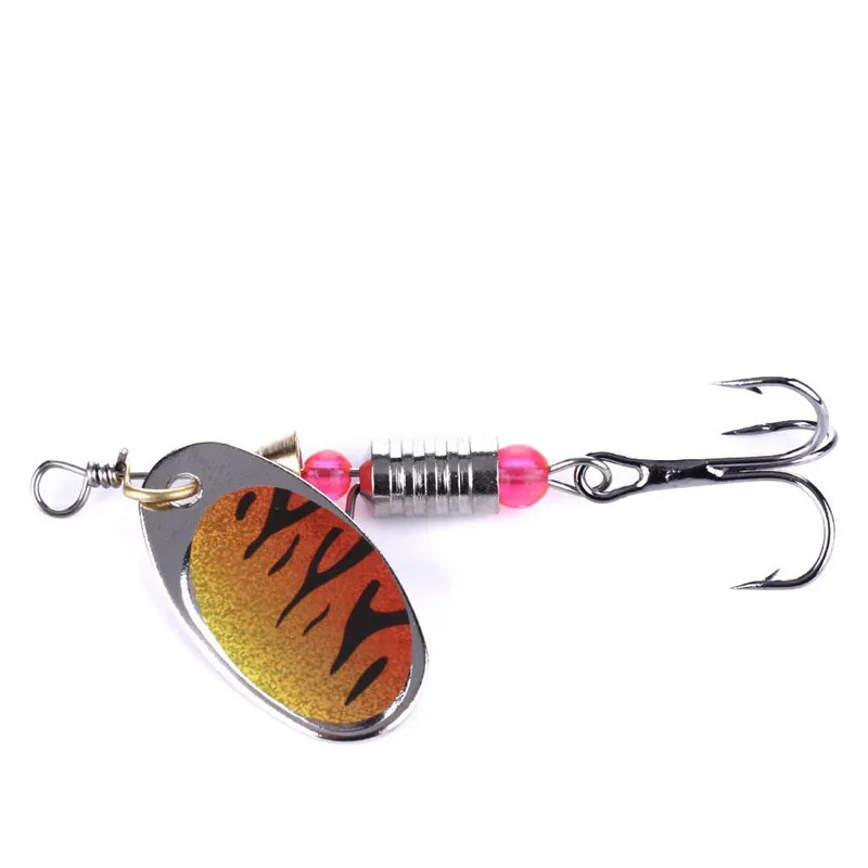 1 шт. металлическая приманка для рыбалки блёстки блесна ложка приманки окуня