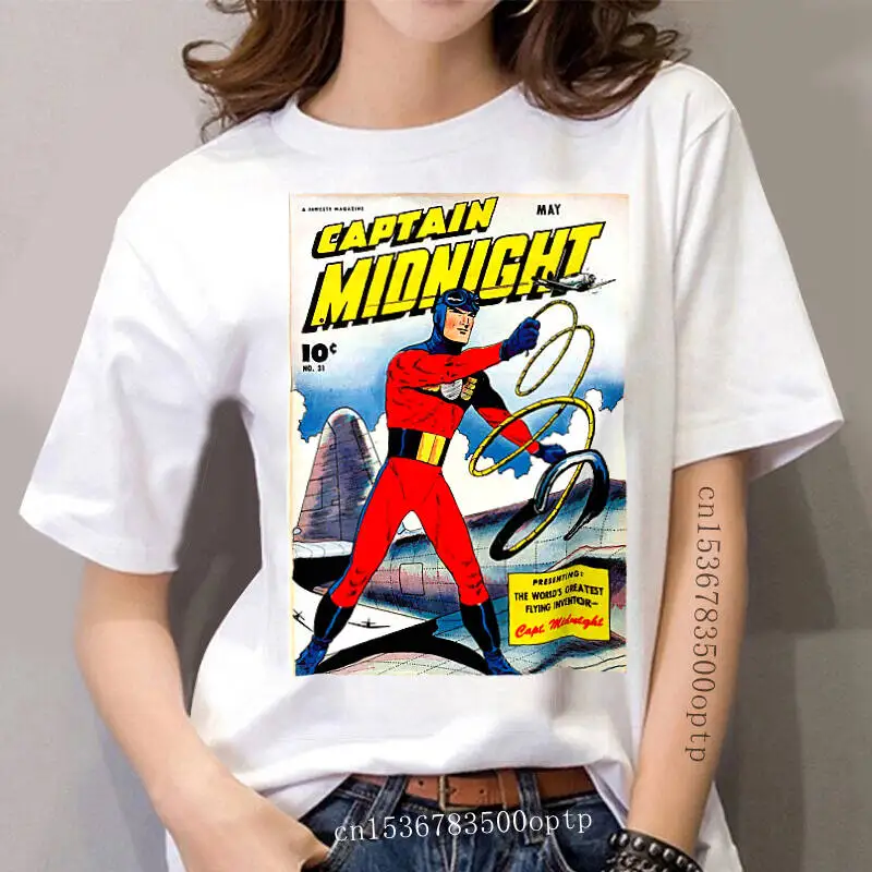 

Captain Midnight T Shirt - 1940 Comic Book Vintage Cover Art - New