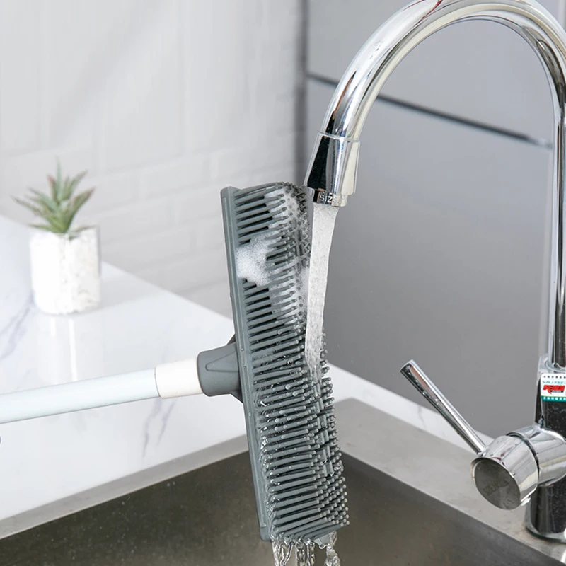 Телескопическая чудо резиновая Швабра для уборки домашних животных бытовая