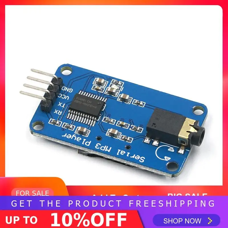YX6300 YX5300 UART серийный модуль управления MP3 музыкальный плеер модуль для Arduino/AVR/ARM/PIC CF