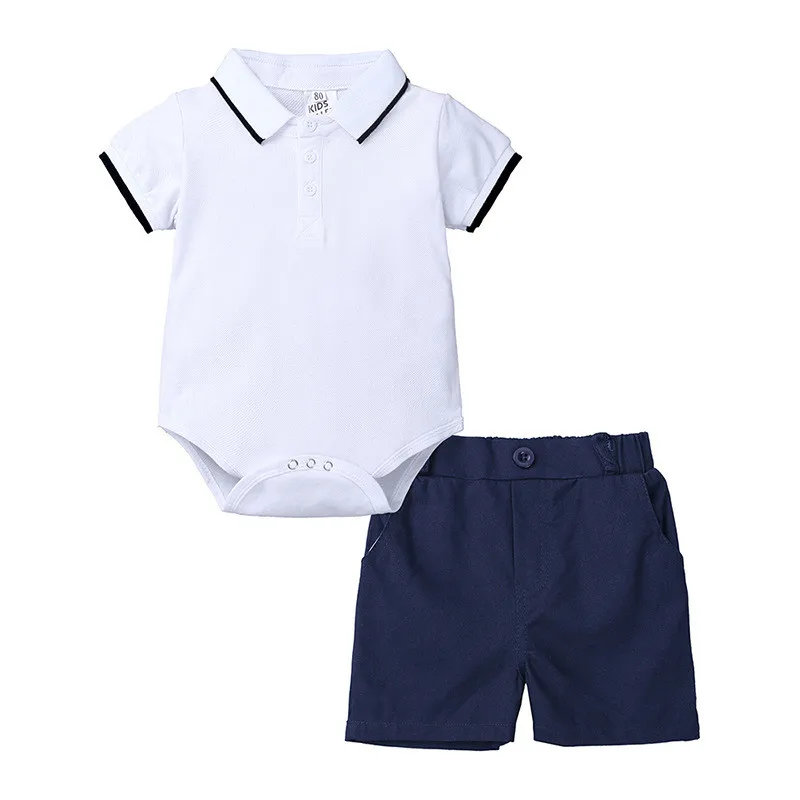 

0-24M Newborn Baby Clothing Sets Summer Baby Boy Rompers Sets Infant Boy T-shirts+Casual Shorts pants Outfits Sets Tracksuit