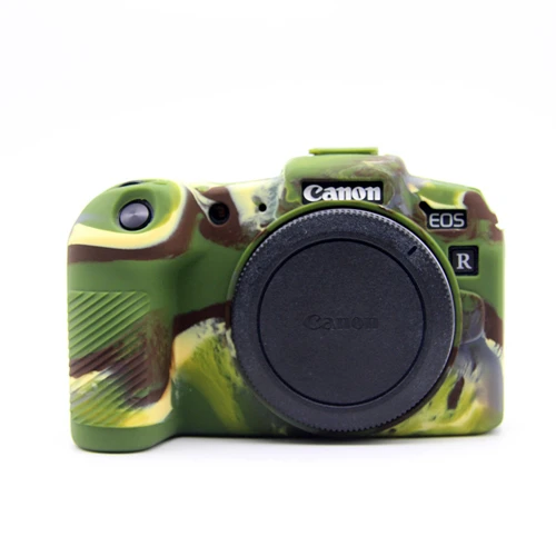 Normal Camouflage Лучшее качество резиновый силиконовый чехол защитная рамка для Canon EOS RP мягкая камера - Color: Normal Camouflage