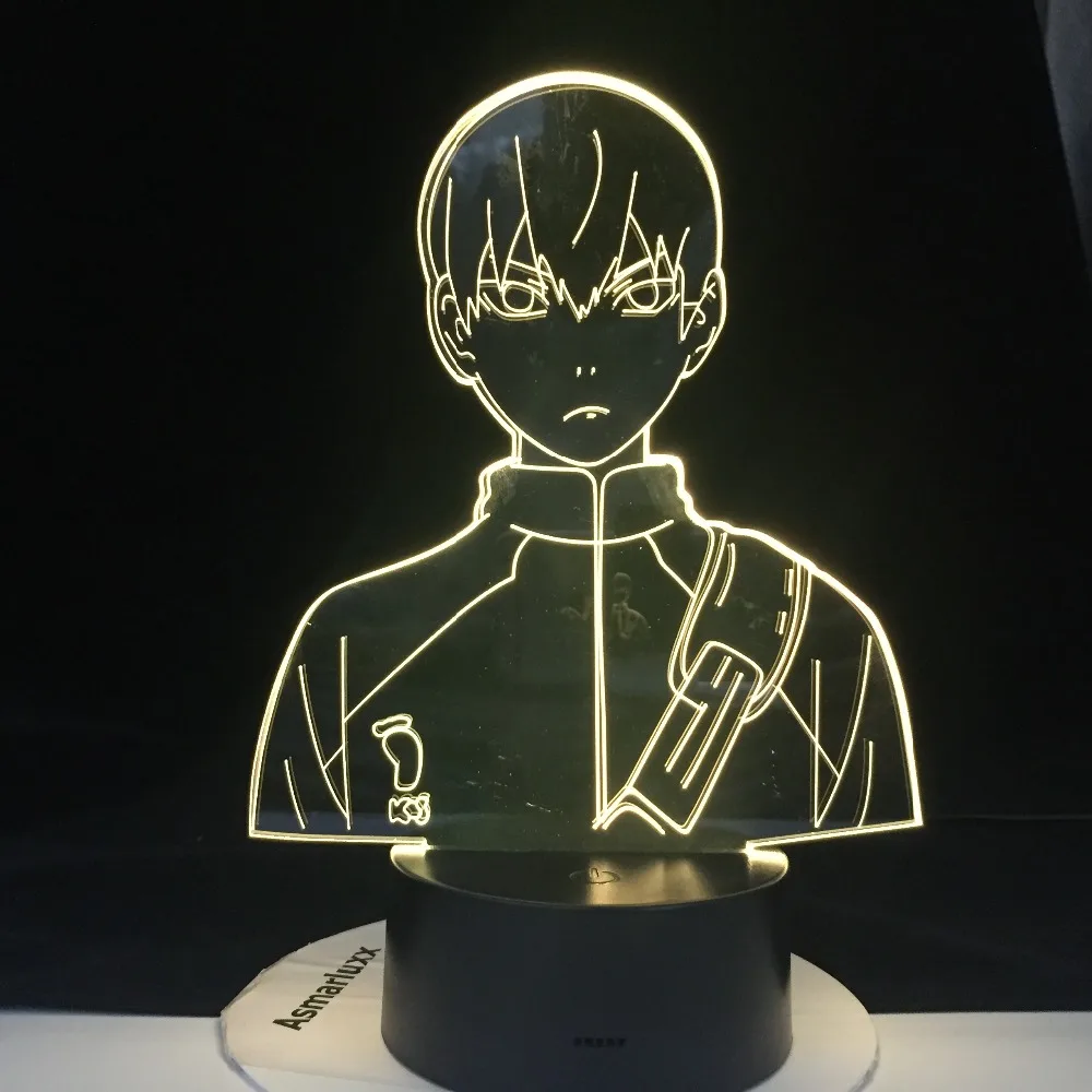 Светодиодный ночсветильник Haikyuu с аниме персонажами 3D лампа для детей подарок на