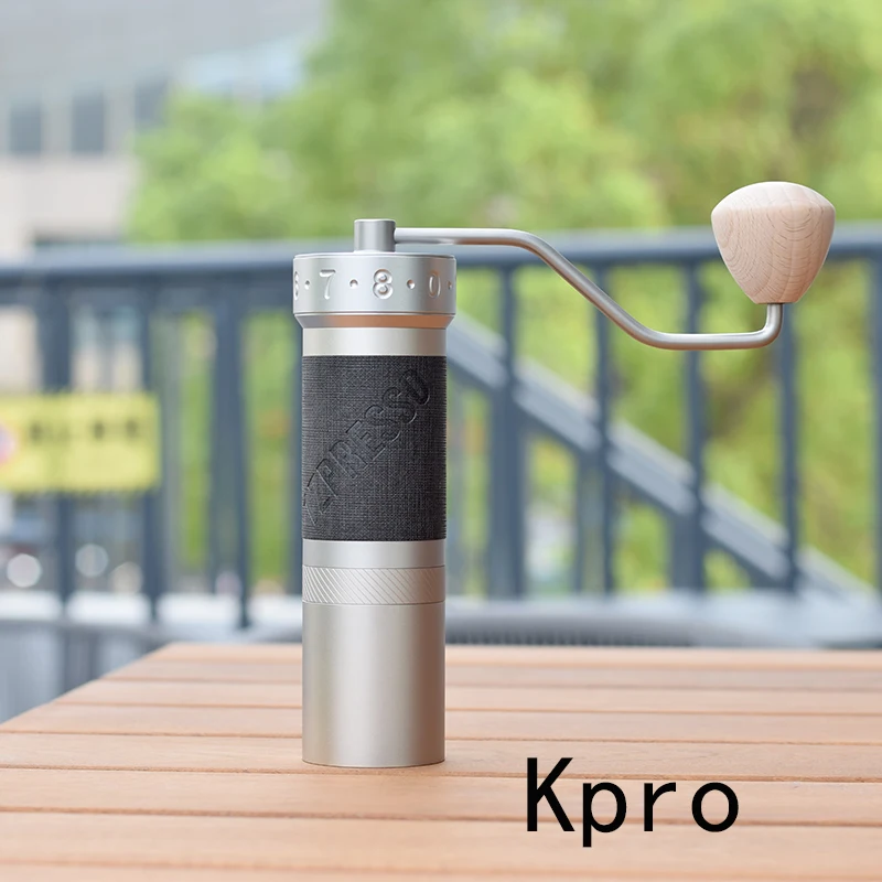 Molinillo de caf&eacute; manual port&aacute;til, rebaba especial ajustable de acero inoxidable 304, 48mm, 1zpresso k-plus/kpro-4