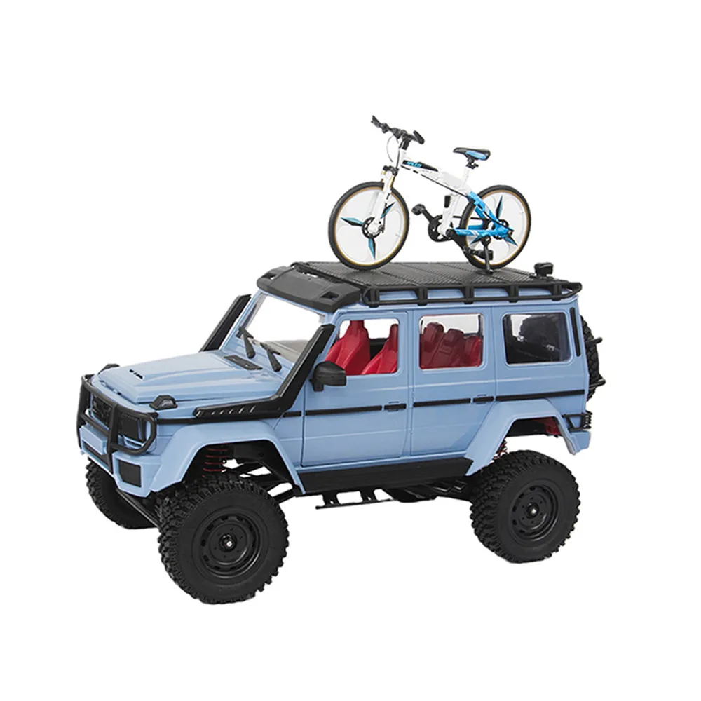 

for MN86 D90 RC Crawler Car Mini Alloy Decorative Bicycle RC Car Roof Mountain Bike Model Kit