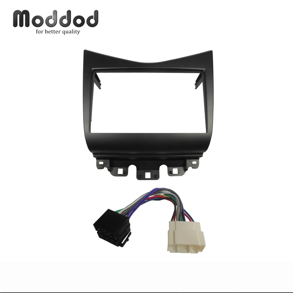 Для Honda Accord 2002 2007 двойной Din Fascia Радио DVD стерео CD панель с ISO Жгут проводов комплект