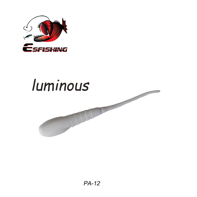 PA12 Esfishing Iscas Artificiais Troutino 52 мм 20 шт. приманки мягкие приманки ледяная приманка Leurre Souple червь силиконовые приманки верхняя водная приманка - Цвет: PA12