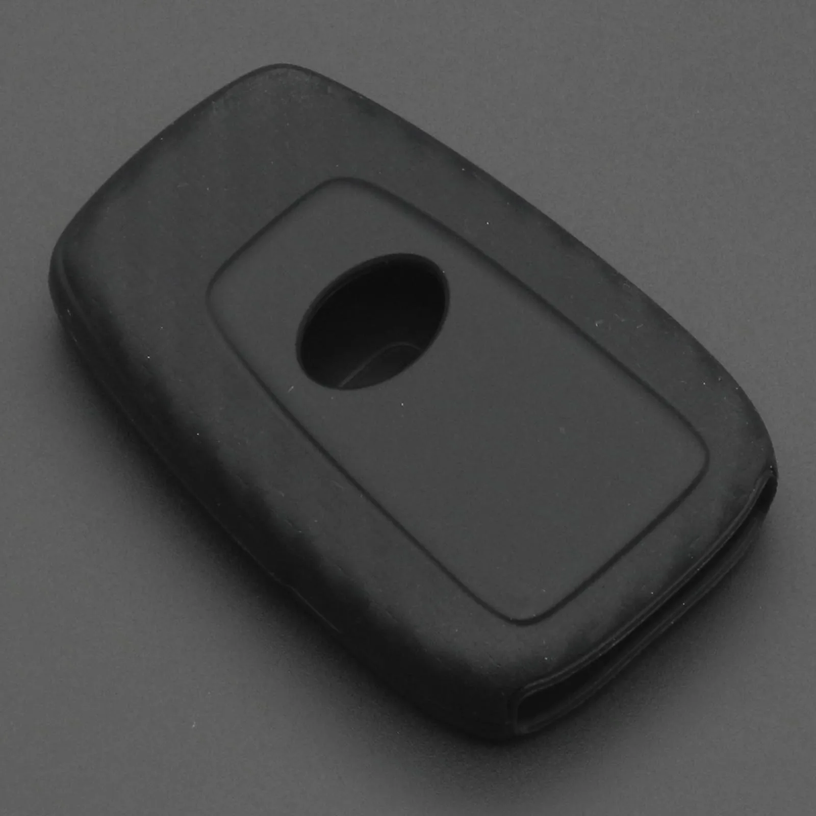 

kutery 2BTN Remote Carbon Fiber Silicone Key Cover Case For Toyota Camry Corolla C-HR CHR Prado Prius Replace Protection