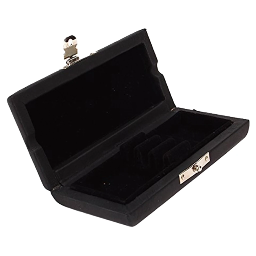 3x Oboe Reeds Чехол-держатель из искусственной кожи и дерева для деревянных ветровых