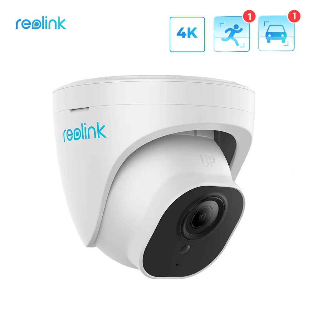 

Reolink 4K 8MP PoE Outdoor Camera Dome Human/Car Detection Audio Infrared Night Vision Smart Home CCTV Surveillance RLC-820A