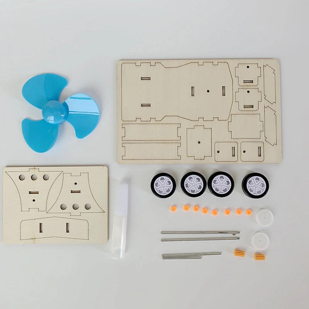 

DIY Handmade Toy Car Technology Small Production Upwind Driving Car Popular Science Creative Experiment Toy DIY Handmade Bag