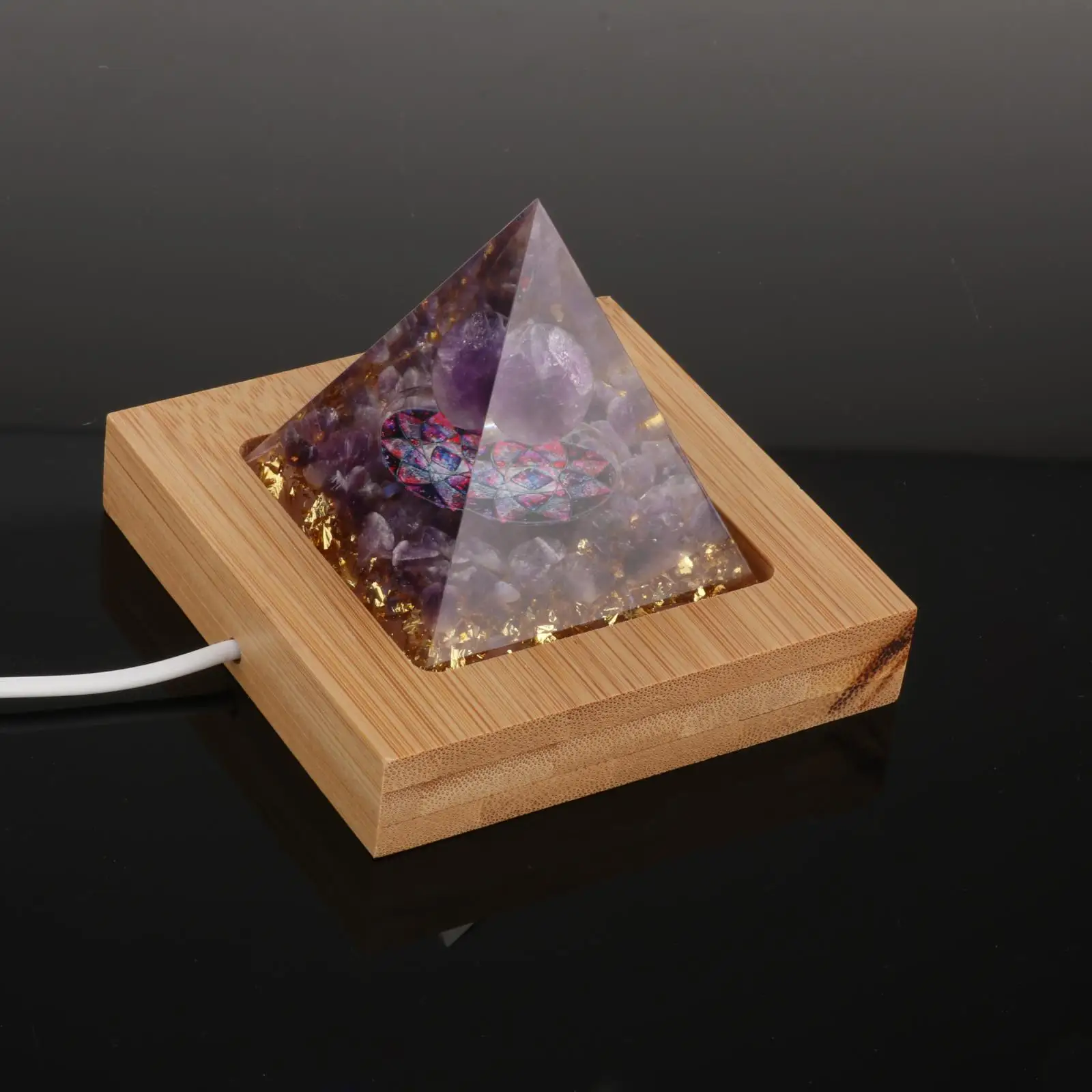 

Creative 3D Night Light Nightstand Bedside Nightlight Energy Generator Lamp