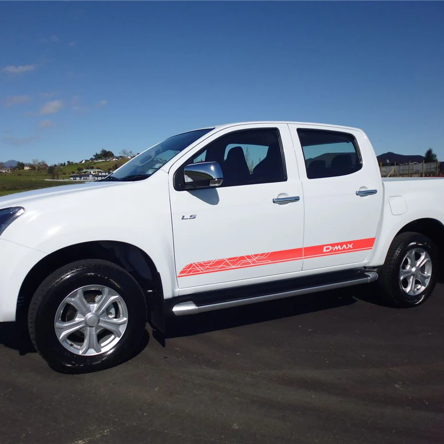 Автомобильные наклейки 2 шт. Боковая дверь d max полоса графическая виниловая