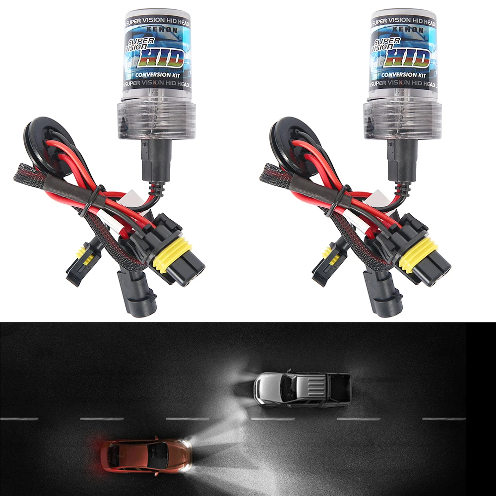 2 шт H1 55W HID ксеноновая лампа 6000k белый светильник сменный головной автомобильный s