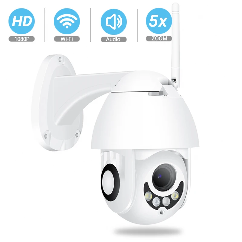 Besder 1080P 960P PTZ уличная WiFi ip-камера 5X Автоматический зум Обнаружение движения двойной светильник PTZ камера безопасности слот для sd-карты CCTV камера