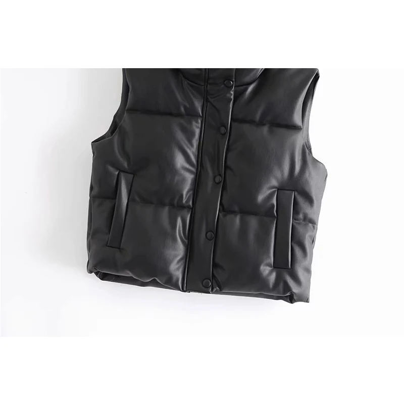 

Za vest women jacket coat 2021 spring autumn fashion simple chic warm vest coat casual chic street mix match women vest jacket