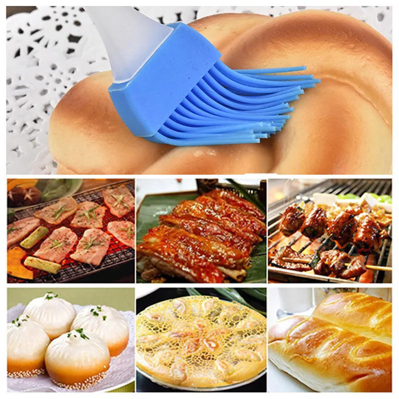 Высококачественное пищевое силиконовое масло для барбекю кухонная щетка