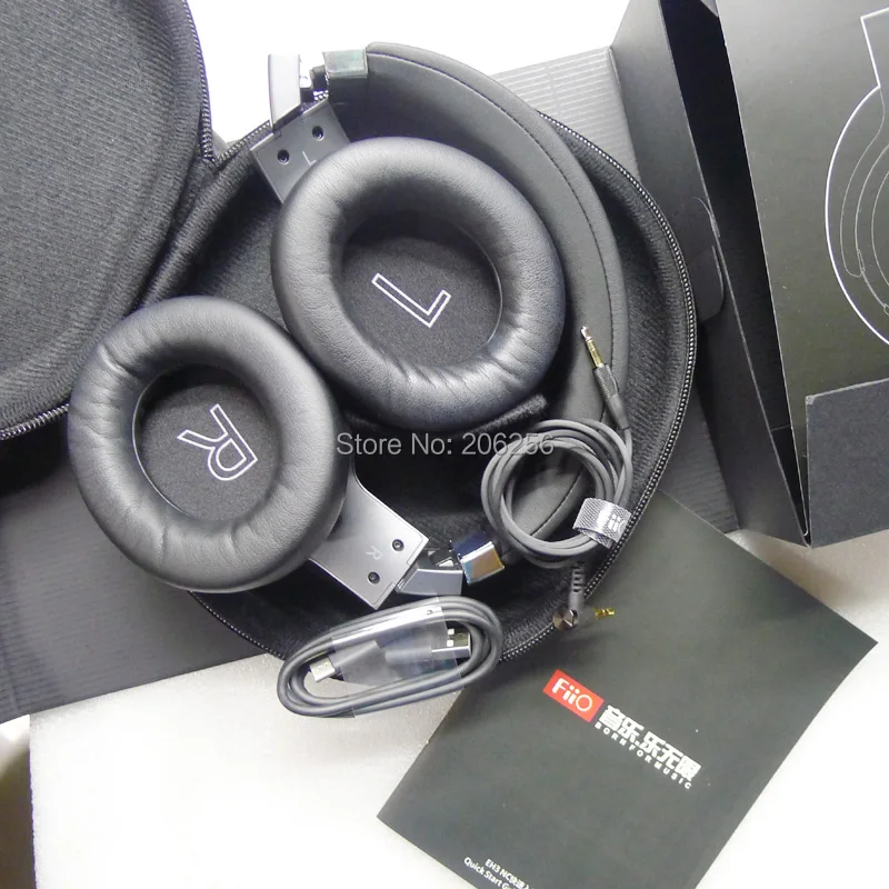 Беспроводные шумоподавляющие наушники FiiO EH3 NC черные с Bluetooth NFC aptX HD LDAC AAC SBC аудио