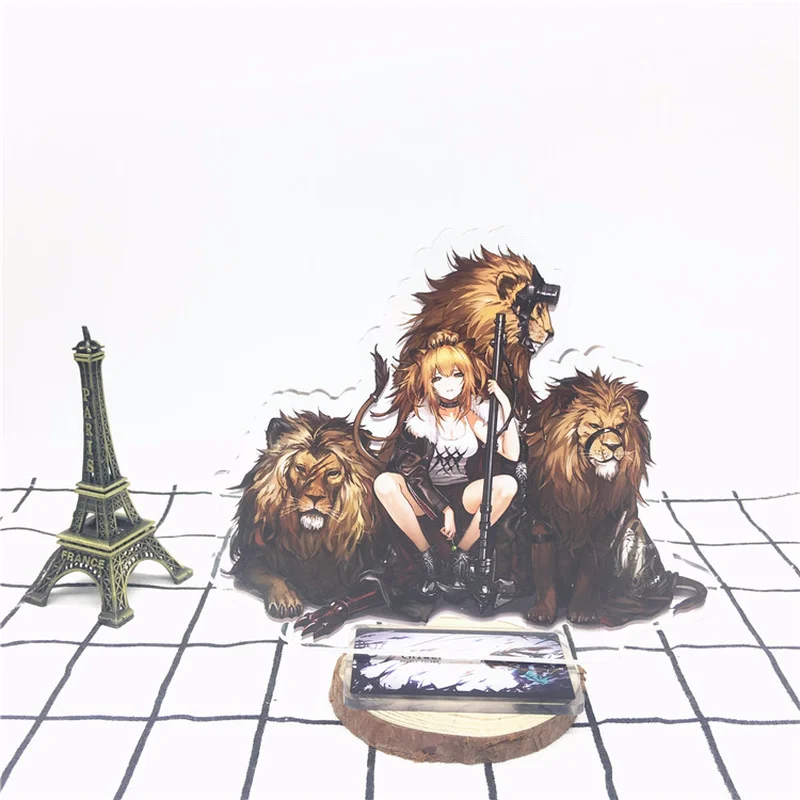 Игра Arknights брелок Amiya Angelina Hoshiguma Соловей осада Техаса Lappland милый забавный мультфильм акриловый брелок ювелирные изделия