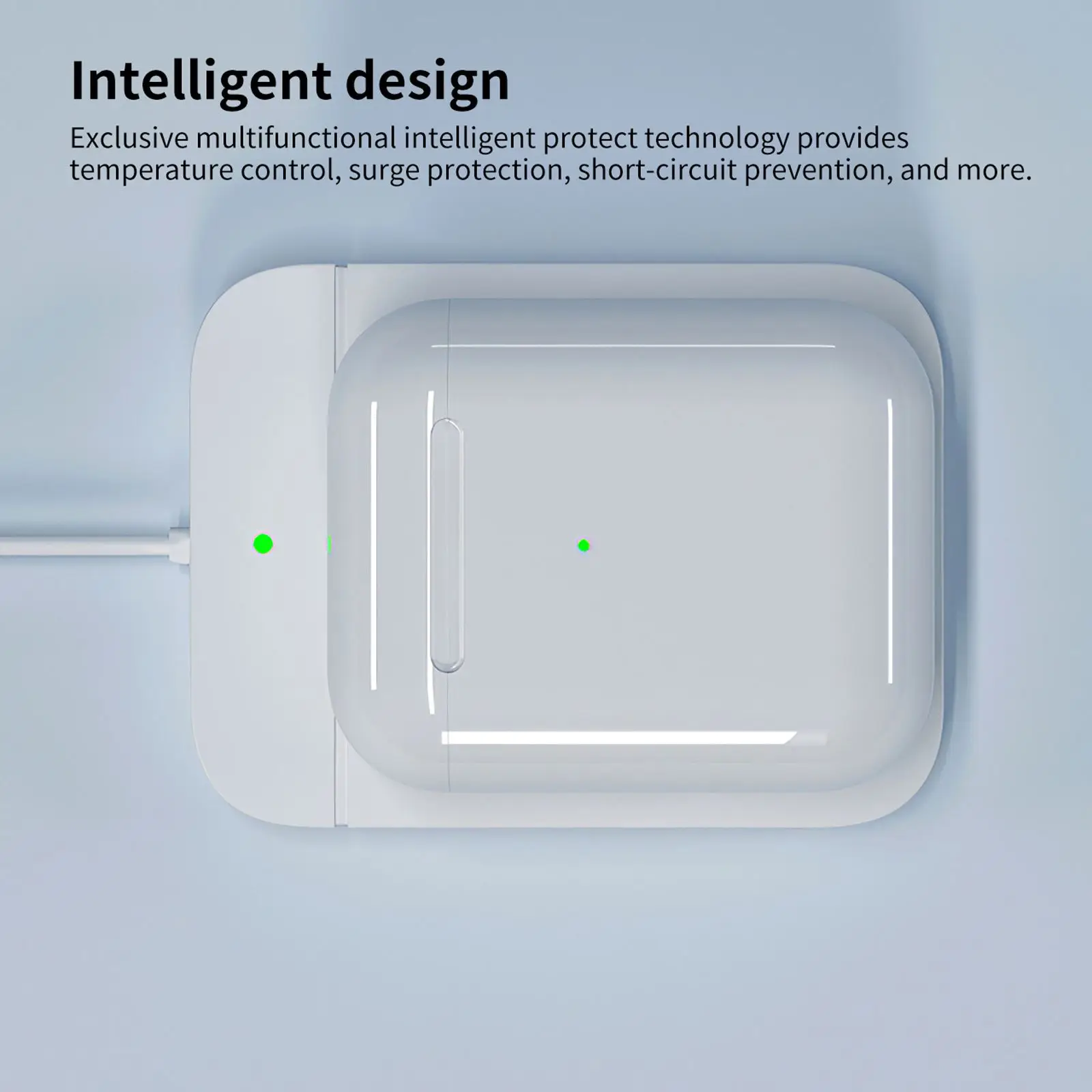 5W USB Charging Station Fast Wireless Charger Pad Base For AirPods Pro 2 | Мобильные телефоны и аксессуары