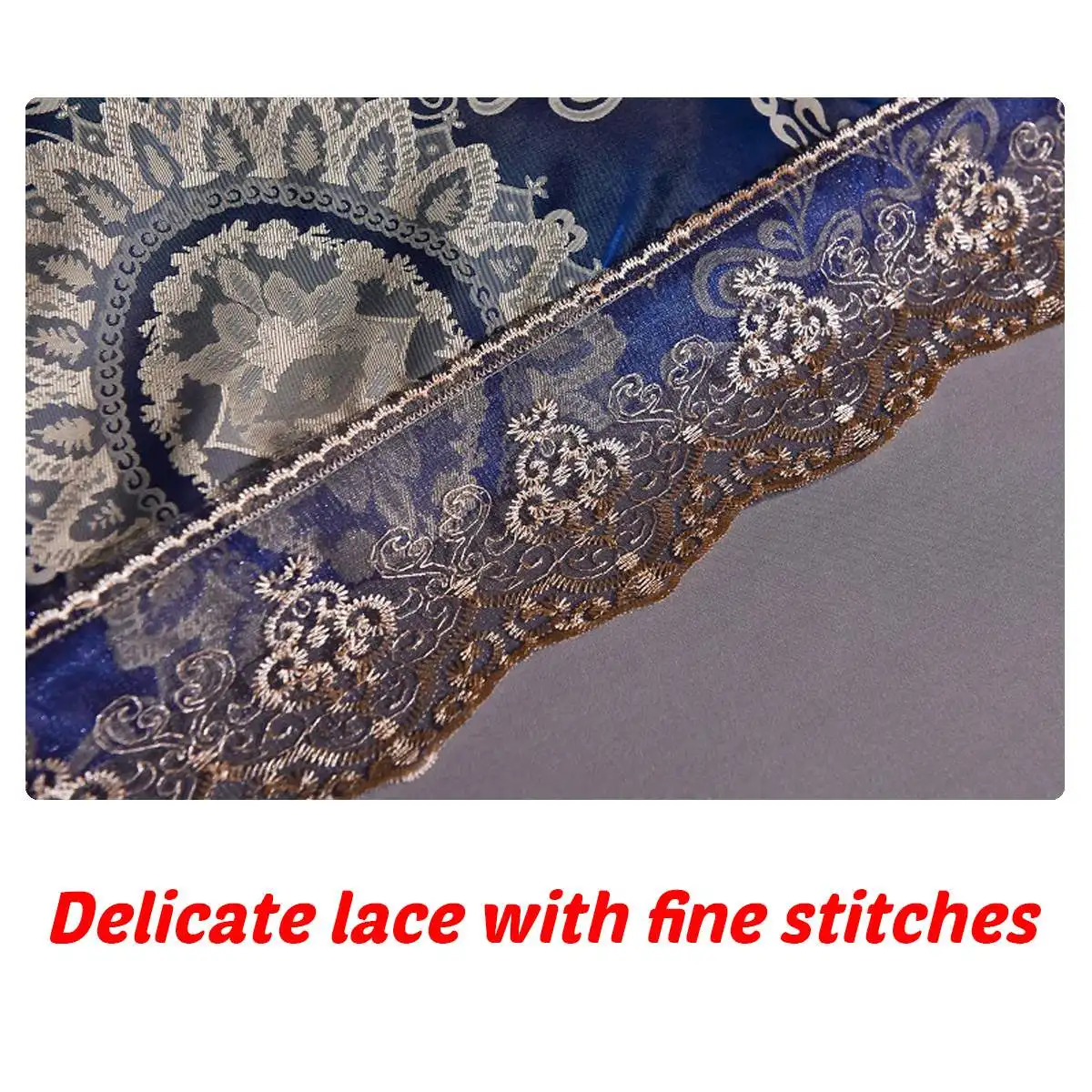 

Luxury Bule Jacquard Satin Silk Bedding Set Size 3pcs Duvet Cover Pillowcase Bedclothes Bed Linen Home Textile