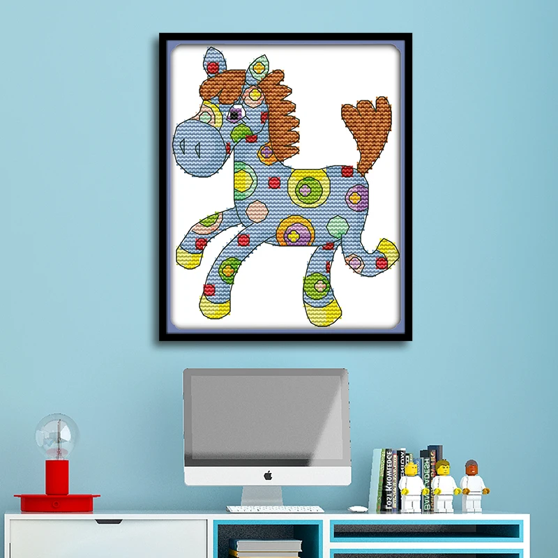 Наборы для вышивки крестиком наборы красочные узоры с животными украшение