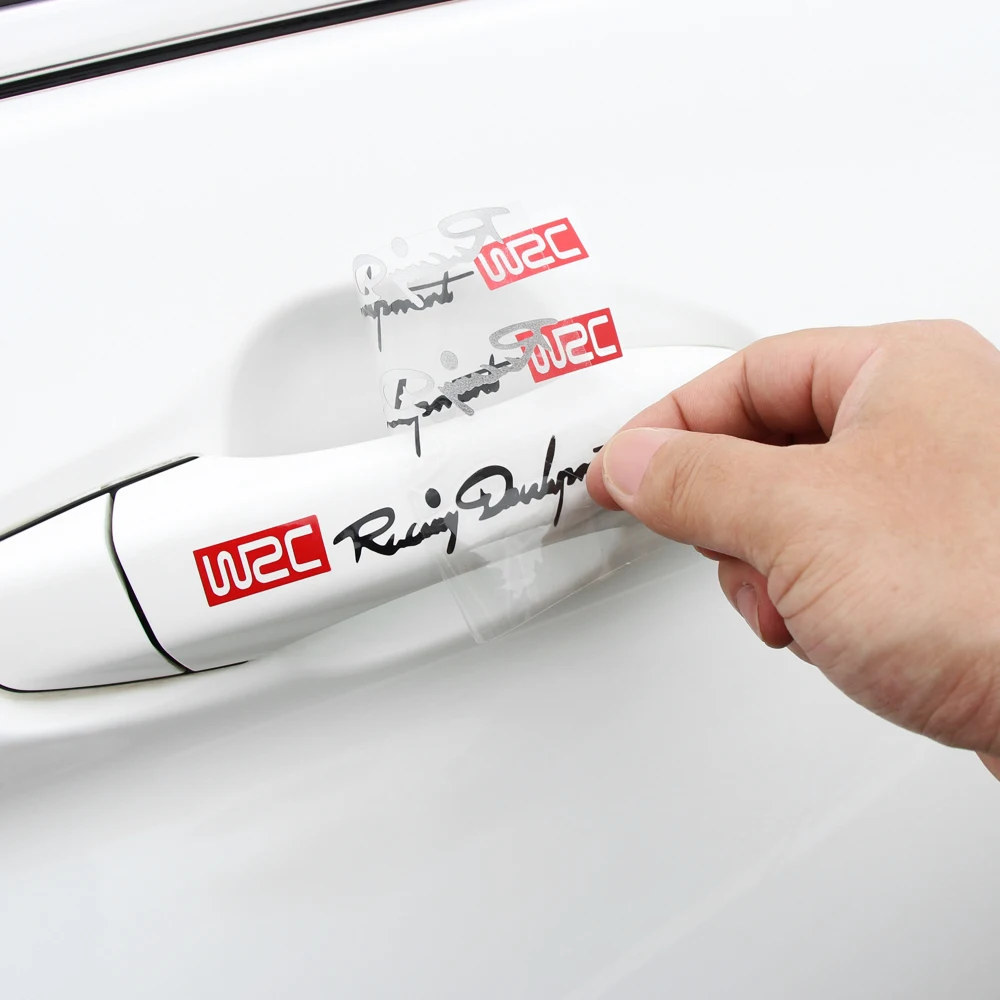 Наклейки на автомобильную ручку WRC ралли гонки полоски автомобильные наклейки