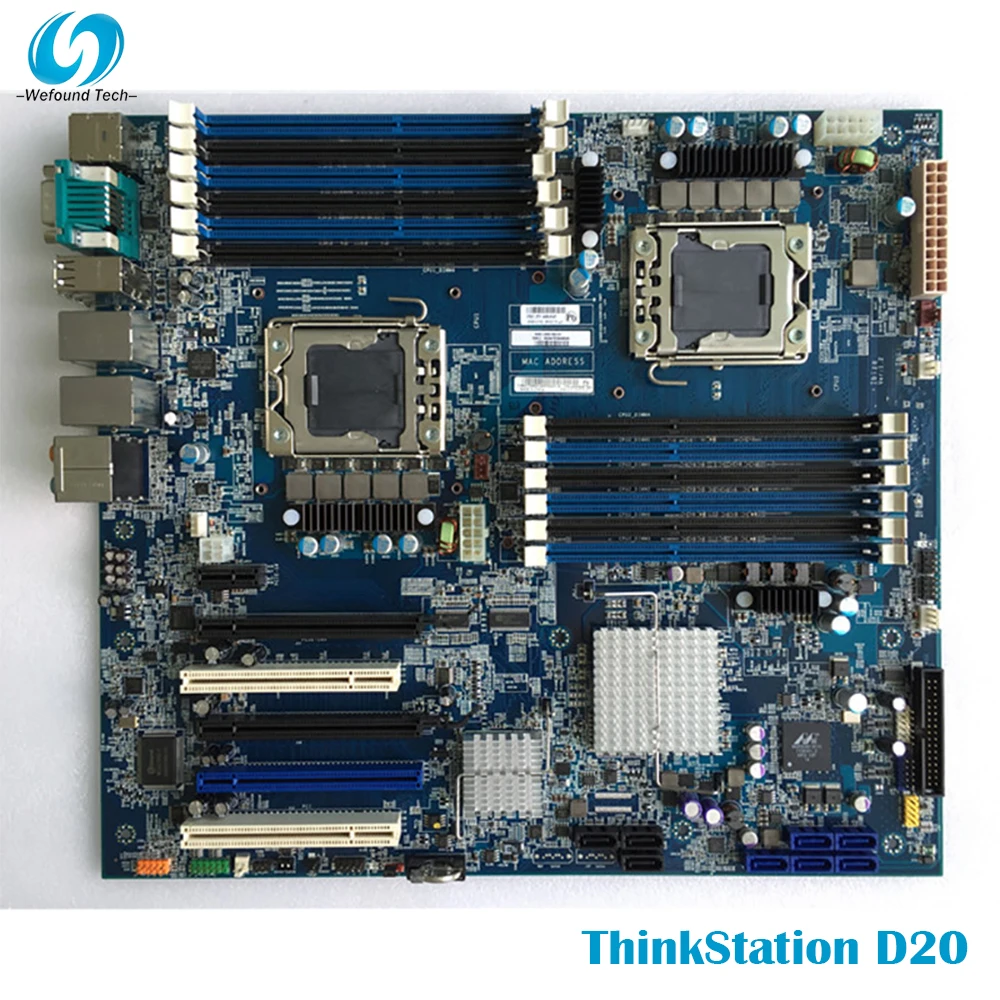 Материнская плата 100% для графической рабочей станции Lenovo ThinkStation D20 C20x 1366 X58 71Y8826 |