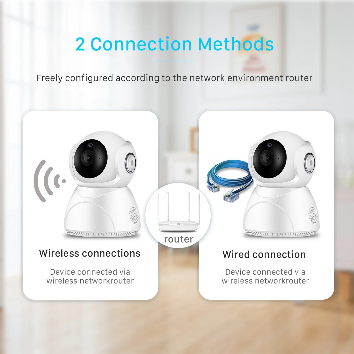 Besder 3MP Ultra HD Wifi камера с автоматическим отслеживанием 1080P для домашней безопасности ip-камера ИК ночного видения аудио CCTV наблюдения детский монитор
