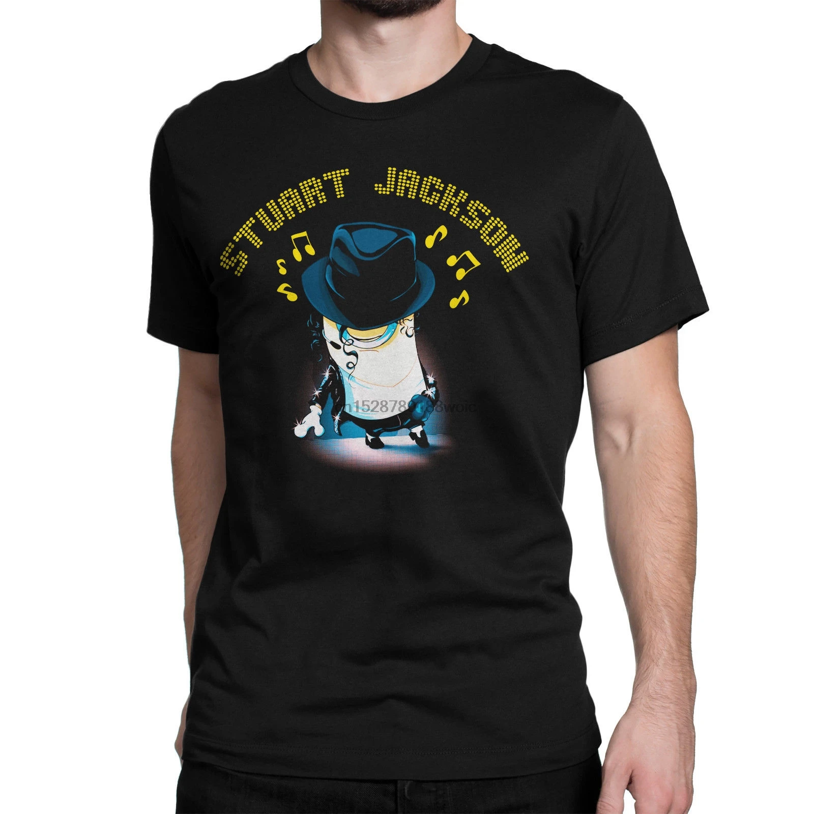 Новая забавная пародия футболка Майкл Джексон Миньон Стюарт Шутка