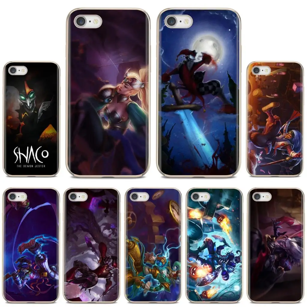 Мягкий чехол для Xiaomi poco X3 nfc F2 Pro M3 Mi 5X 6X Max Mix 1 2 2S 3 Mi5 Mi6 Mi3 Mi4 League-of-Legends-Janna-Shaco |