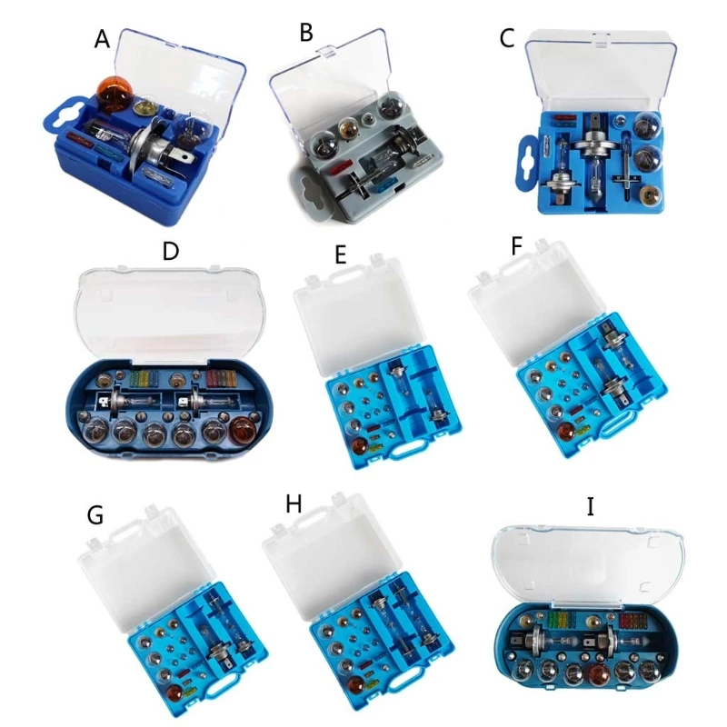 

1 Set Halogen Bulb Super Bright H1/H4/H7 UV-resistant Stainless Steel Base Suitable for Car Headlight Lamp Quartz Glass