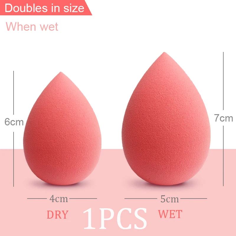 Горячий Красный Губка для макияжа блендер косметический спонж аппликатор супер