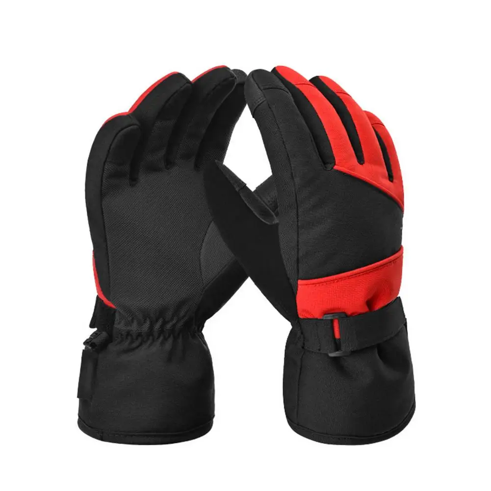 

Winter Mens Women Cycling Anti-Slip Motorcycle Windproof Bike Gloves Anti-Shock Full Finger Mountain Bicycle Gloves