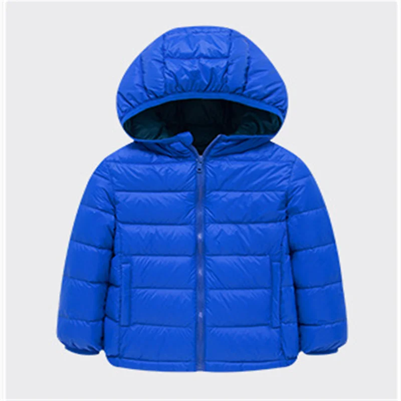 

Ultra Light Children Down Jacket 6 Color 90% White Duck Down Winter Warm Child Coat Boys And Girls Hooded Down Jacket 35