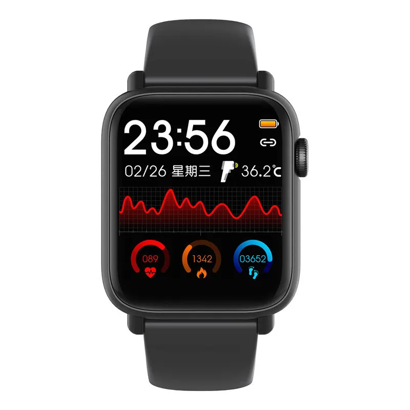 

Smart Watch Thermometer Heart Rate Oximeter Pedometer Smart Bracelet Waterproof