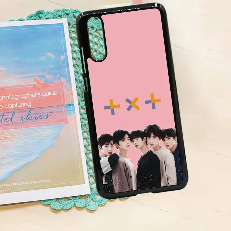 

KPOP TXT boy group fashion high quality luxury shell Phone Case PC for iPhone 11 12 pro XS MAX 8 7 6 6S Plus X 5S SE 2020 XR