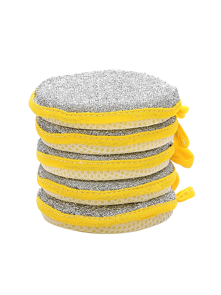 

Dishwashing sponge wipe kitchen non-oily household dishwashing cloth double-sided cleaning cotton scouring pad magic wipe