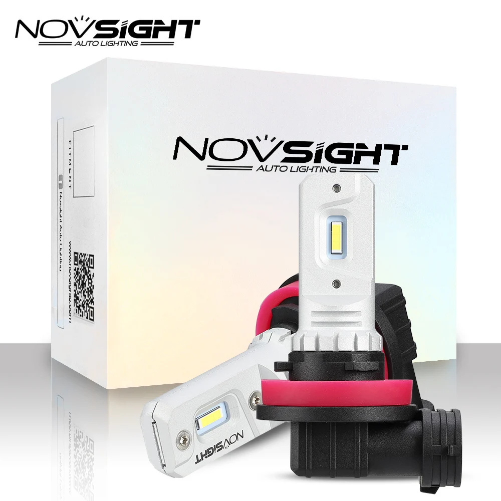 NOVSIGHT H7 H11 H8 H9 светодиодный противотуманный светильник лампы H1 H3 9005 9006