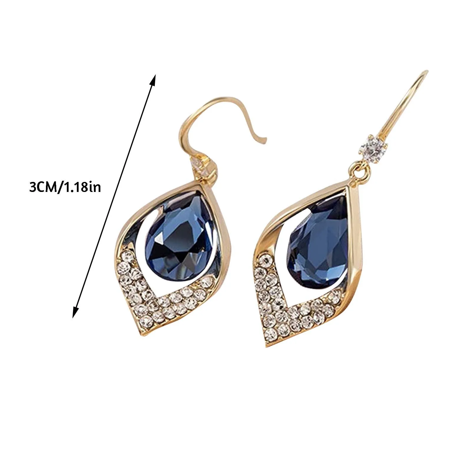 

Stud Earring Korean Earring For Valentine's Day Crystal Small Cartilage Earrings Zirconia Cuff Earrings For Girls Decorations