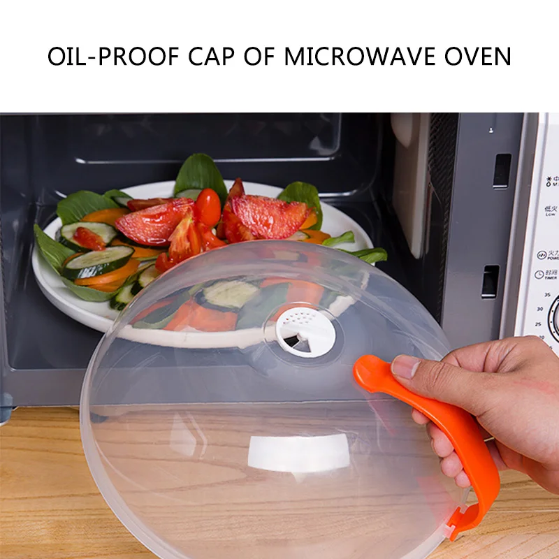 Крышка для микроволновой печи пищевая крышка с защитой от распыления ручкой