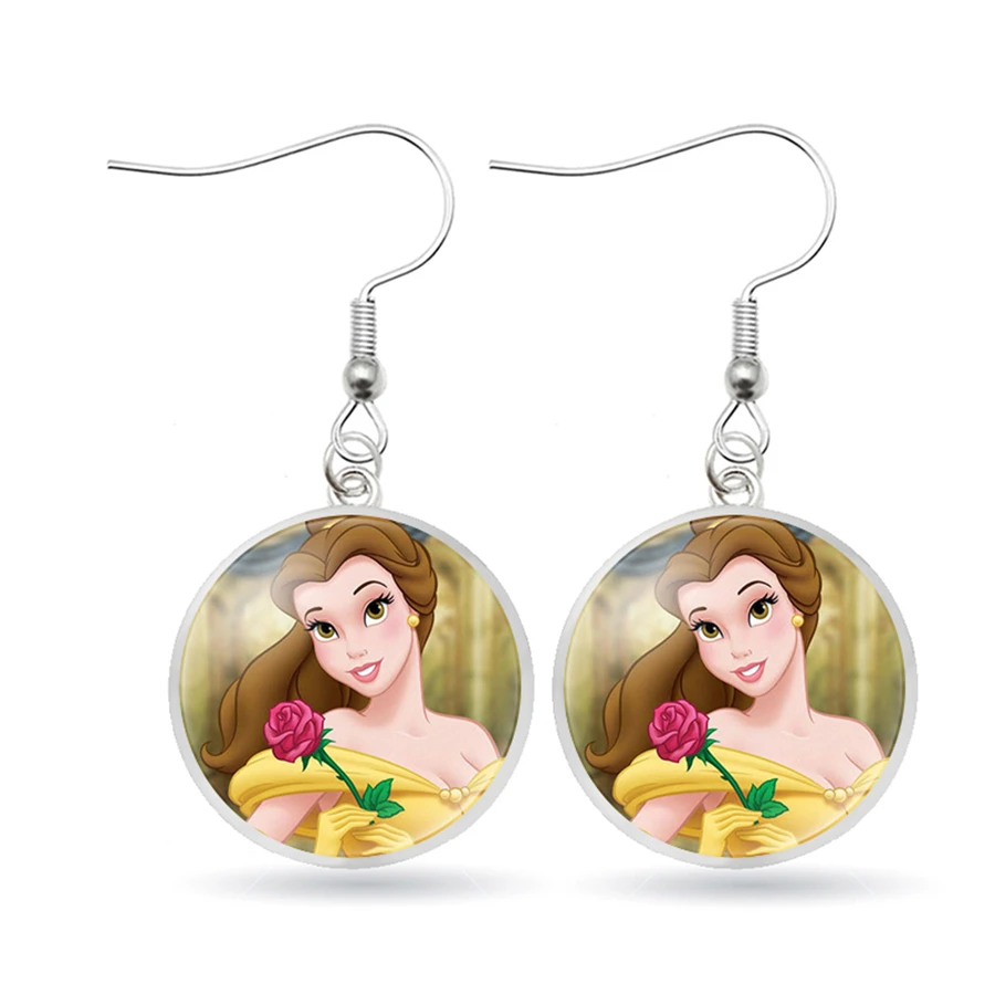 Женские Висячие серьги Elsa Anna принцессы Софии с бантом аксессуары для девочек