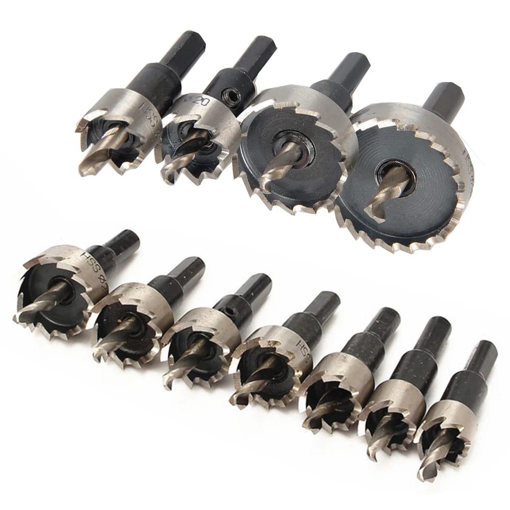 

1Pcs 12-53mm HSS Drill Bit Holesaw Hole Saw Cutter Drilling Kit Hand Tool for Wood Stainless Steel Metal Alloy Cutting